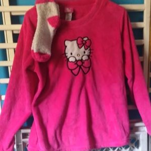 Hello kitty shirt and socks